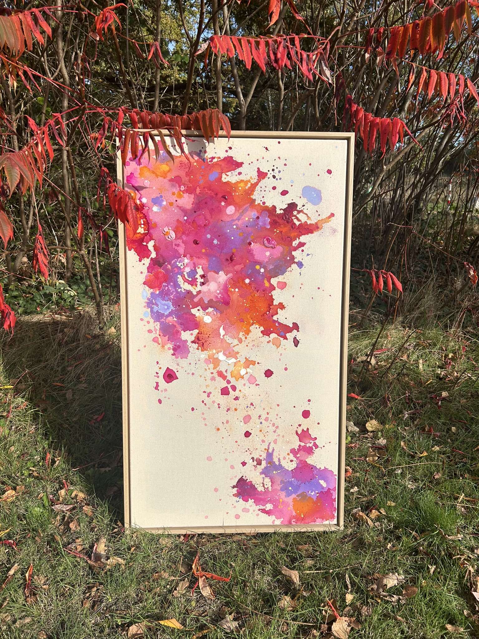 Innenleben, 2025, Acryl auf roher Baumwollleinwand, Ansicht 9